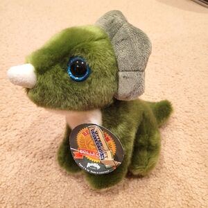Adventure Planet 8" Stuffed Triceratops Plush Toy Dinosaur Green Dragon Heirloom
